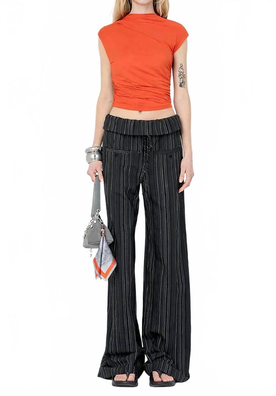 NEW BEC + BRIDGE solenne top in persimmon